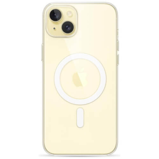 Чохол-накладка Monblan for iPhone 15 Plus with MagSafe Transparent