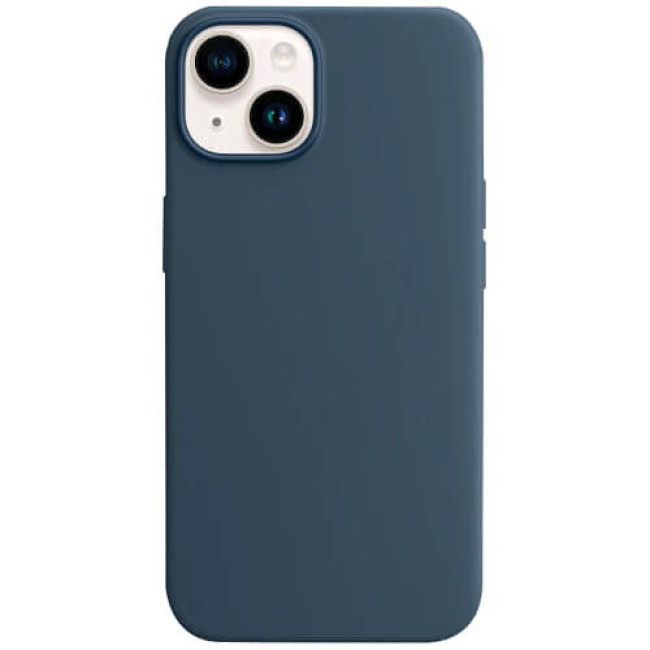 Чохол-накладка Monblan Magnetic Silicone MagSafe for iPhone 14 Storm Blue