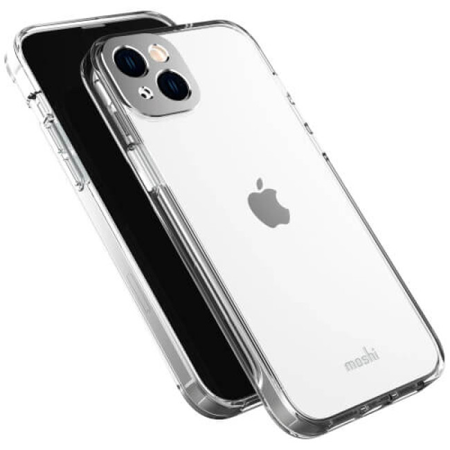 Чохол-накладка Moshi iGlaze Slim Hardshell Case (without MagSafe) Luna Silver for iPhone 14 (99MO137201)