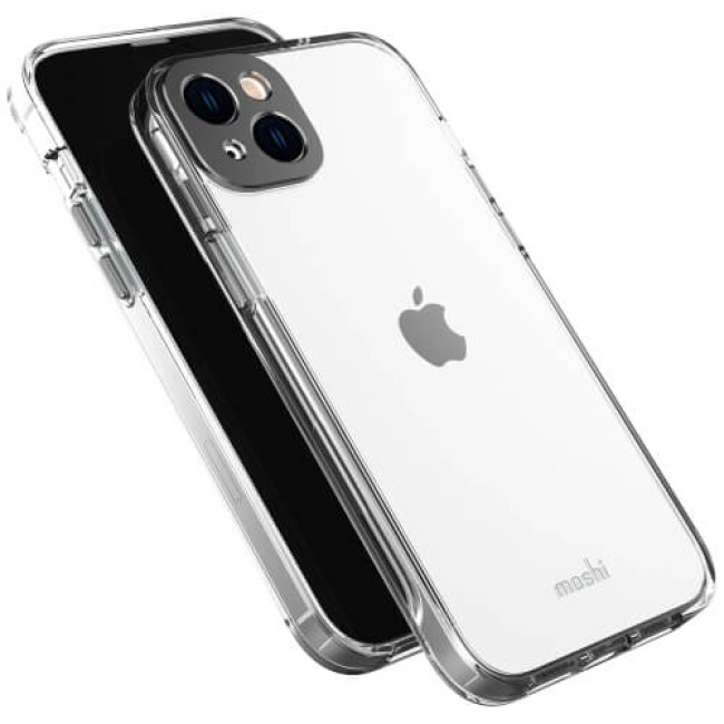 Чохол-накладка Moshi iGlaze Slim Hardshell Case (without MagSafe) Meteorite Gray for iPhone 14 (99MO137071)