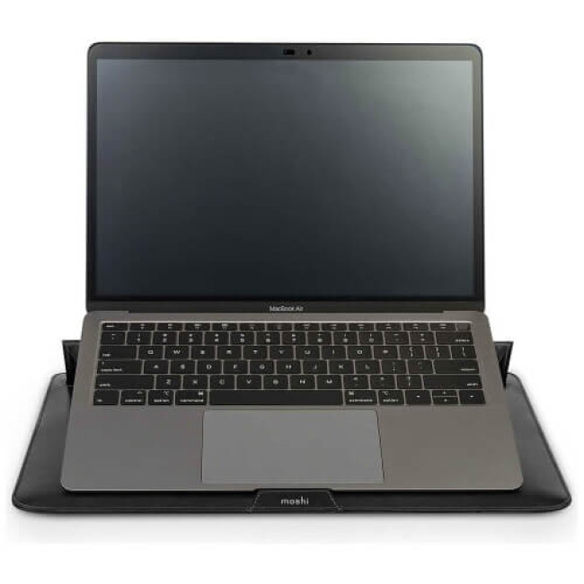 Чохол-карман Moshi Muse 3-in-1 Slim Laptop Sleeve Jet Black for MacBook 14'' (99MO034009)