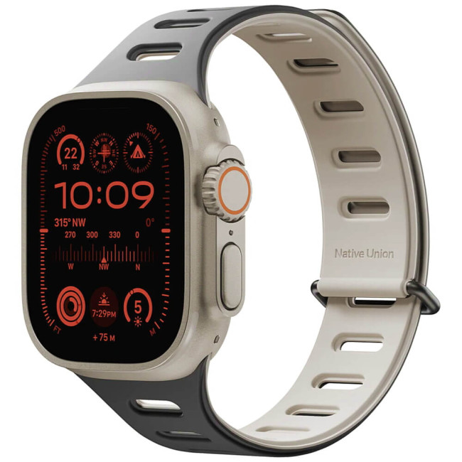 Ремінець Native Union Active Magnetic Band Black for Apple Watch 49/45/44mm (ACTBAND-AW-L-BLKS)