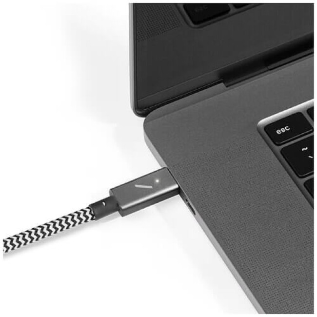 Кабель Native Union Belt Cable USB-C to USB-C Pro 240W Zebra (2.4 m) (BELT-PRO2-ZEB-NP)