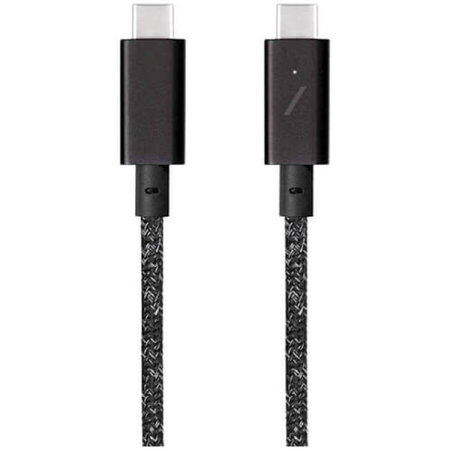 Кабель Native Union Belt Cable USB-C to USB-C Pro 240W Cosmos Black (2.4 m) (BELT-PRO2-COS-NP)