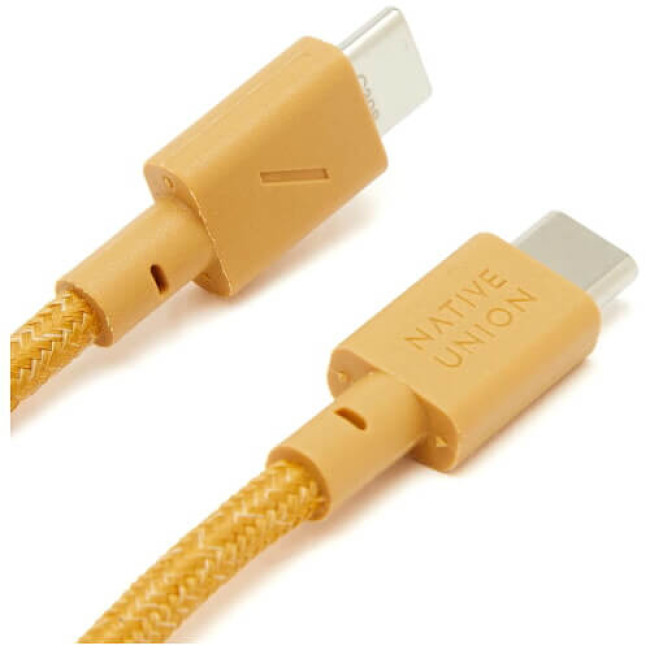 Кабель Native Union Belt Cable USB-C to USB-C Kraft (1.2 m) (BELT-C-KFT-2-NP)