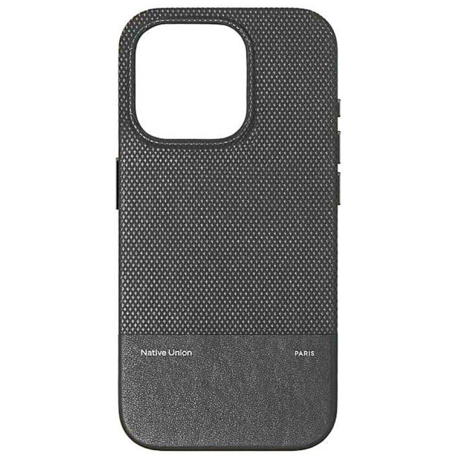 Чохол-накладка Native Union (RE) Classic Case Black for iPhone 16 Pro (RECLA-BLK-NP24P)