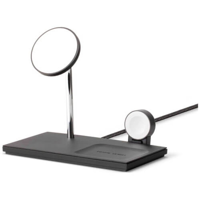 Бездротовий зарядний пристрій Native Union Snap 3-in-1 Magnetic Wireless Charger Black (SNAP-3IN1-BLK-EU)
