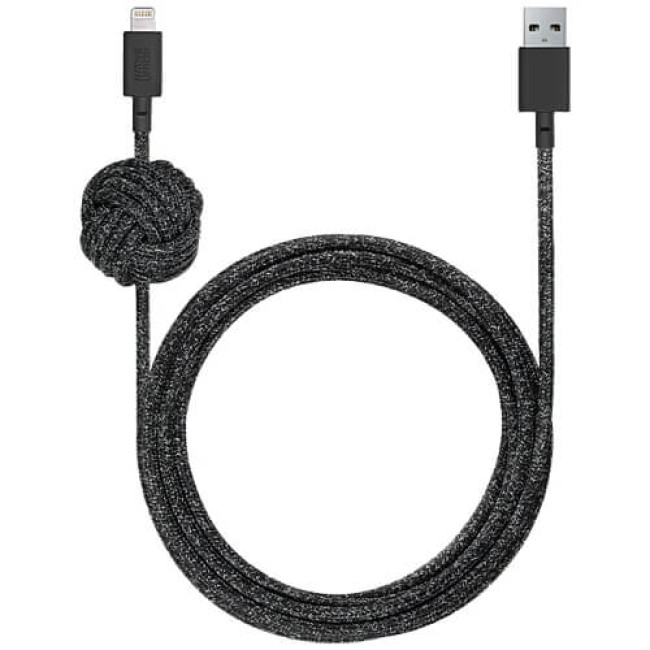 Кабель Native Union Night Cable Lightning Cosmoc Black (3 m) (NCABLE-L-CS-BLK-NP)