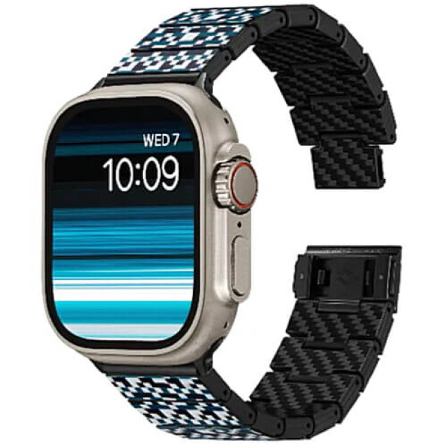 Ремінець Pitaka Chroma Carbon Band for Apple Watch 49/45/44mm Dreamland Mosaic (AWB2303)