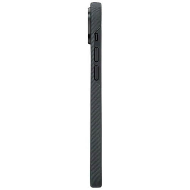 Чохол-накладка Pitaka MagEZ Case 3 Twill 600D for iPhone 14 Plus Black/Grey (KI1401MA)