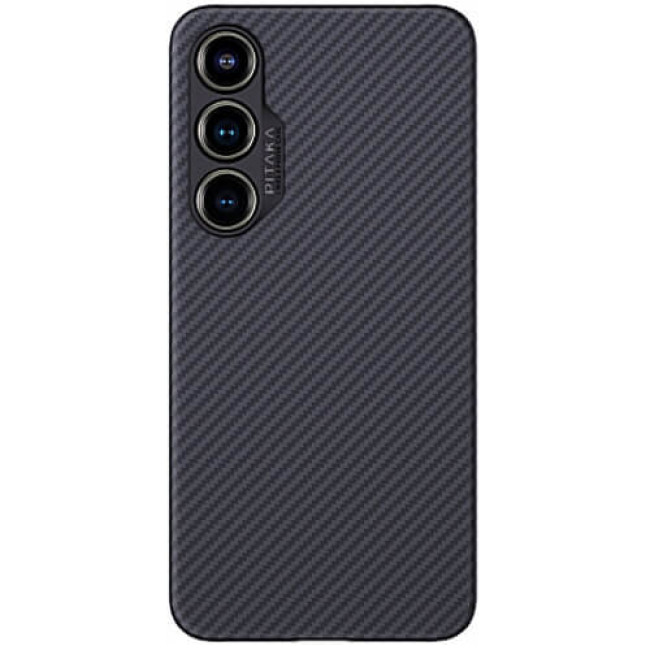 Чохол-накладка Pitaka MagEZ Case 4 Twill for Samsung Galaxy S24 Black/Grey (KS2401)