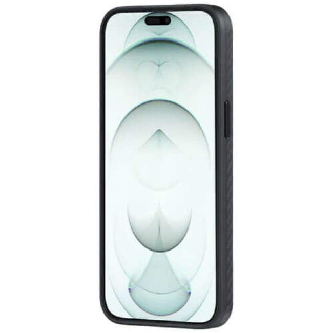 Чохол-накладка Pitaka MagEZ Case Pro 4 Twill 1500D Black/Grey for iPhone 15 Pro (KI1501PP)