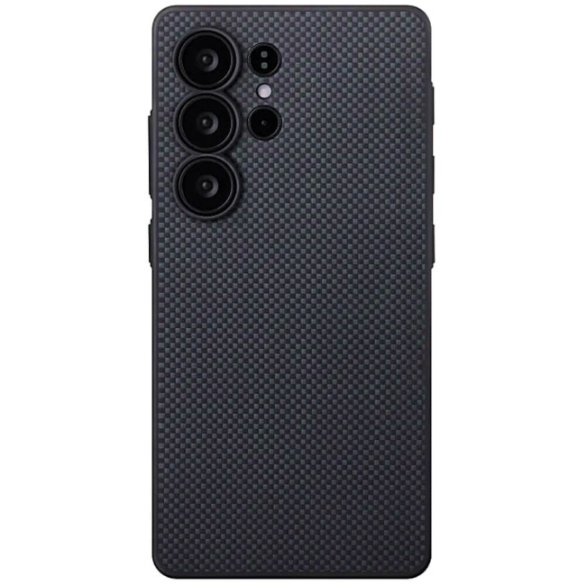 Чохол-накладка Pitaka PinButton Case Plain 600D Black/Grey for Samsung Galaxy S25 Ultra (PBS2501U)