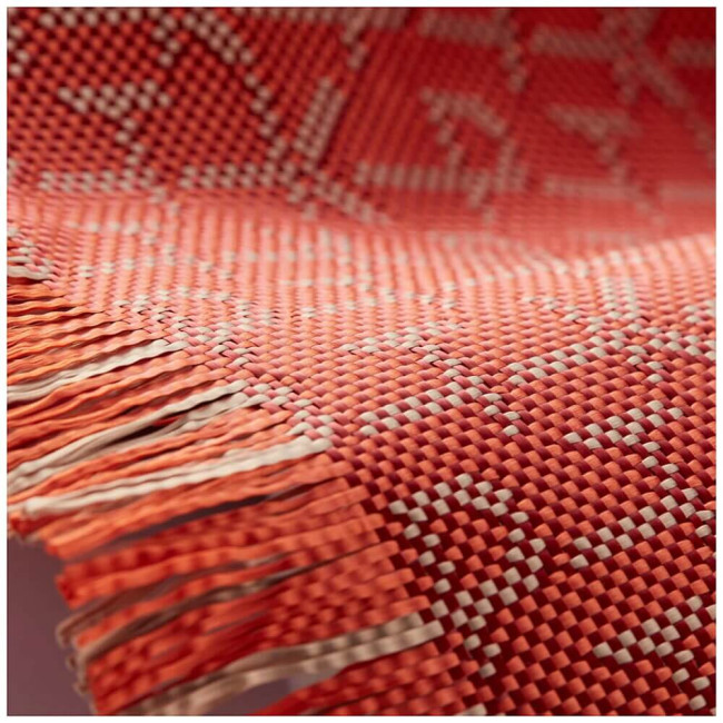 Чохол-накладка Pitaka Tactile Woven Case Monogram Red/Gold for iPhone 16 Pro Max (KI1602PTKP)