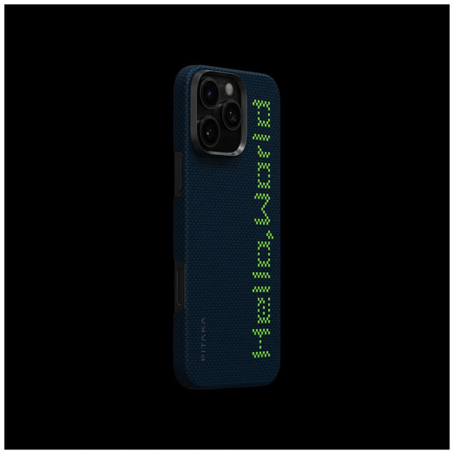 Чохол-накладка Pitaka Tactile Woven Case Hello World for iPhone 16 Pro Max (KI1602HWTP)