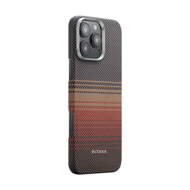 Чохол-накладка Pitaka Tactile Woven Case Sunset for iPhone 16 Pro (KI1601SU)