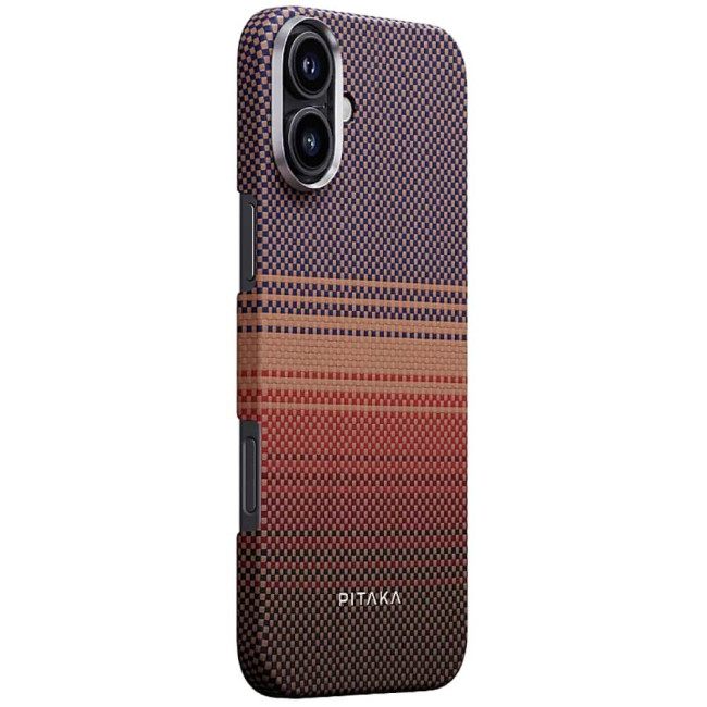 Чохол-накладка Pitaka Tactile Woven Case Sunset for iPhone 16 (KI1601U)