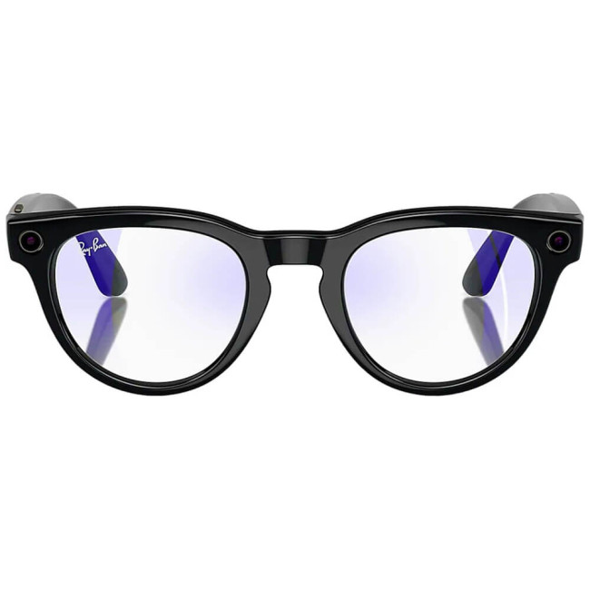 Смарт-окуляри Ray-Ban Meta Headliner Shiny Black Frame/Clear Lenses (RW4009 601/SB 50-23)