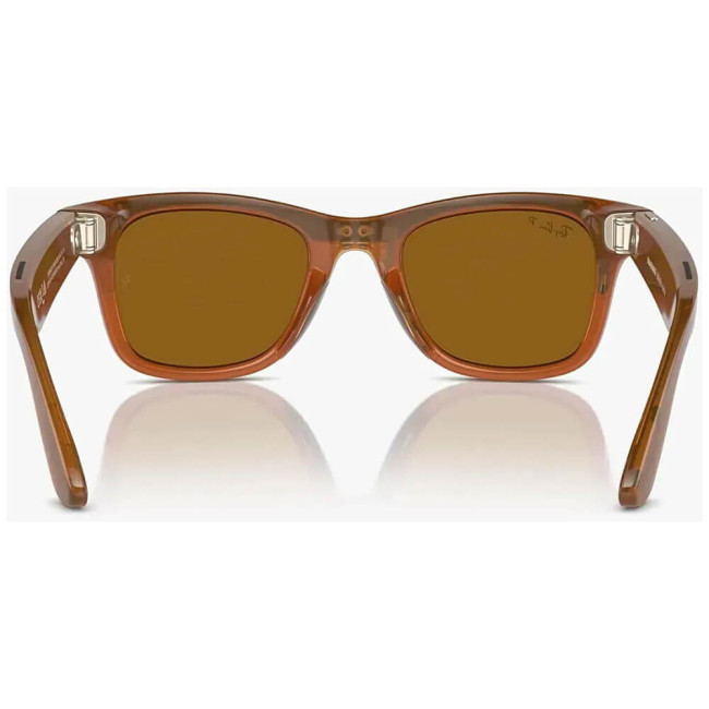 Смарт-окуляри Ray-Ban Meta Wayfarer Shiny Caramel Frame Brown Lenses (RW4006 670683 50-22)