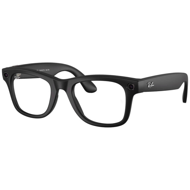 Смарт-окуляри Ray-Ban Meta Wayfarer Shiny Matte Black/Clear to Graphite Green Transitions (RW4006 601S1M 50-22)