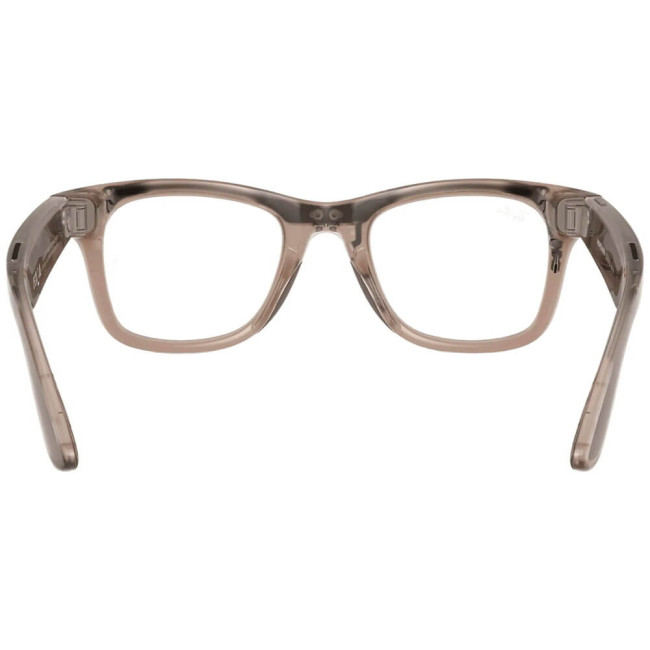 Смарт-окуляри Ray-Ban Meta Wayfarer Standard Clear/Watermelon Red Transitions (RW4006 6705P5 50-22)