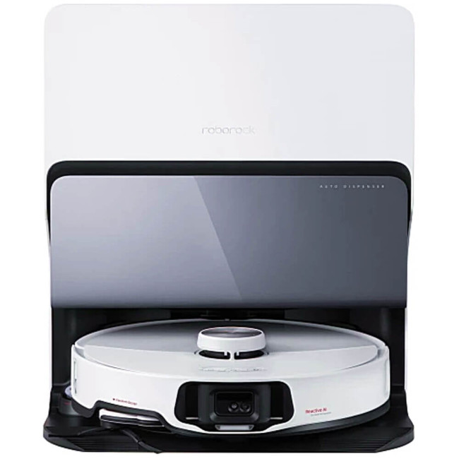 Робот-пилосос з вологим прибиранням RoboRock S8 MaxV Ultra White ГАРАНТІЯ 3 міс.