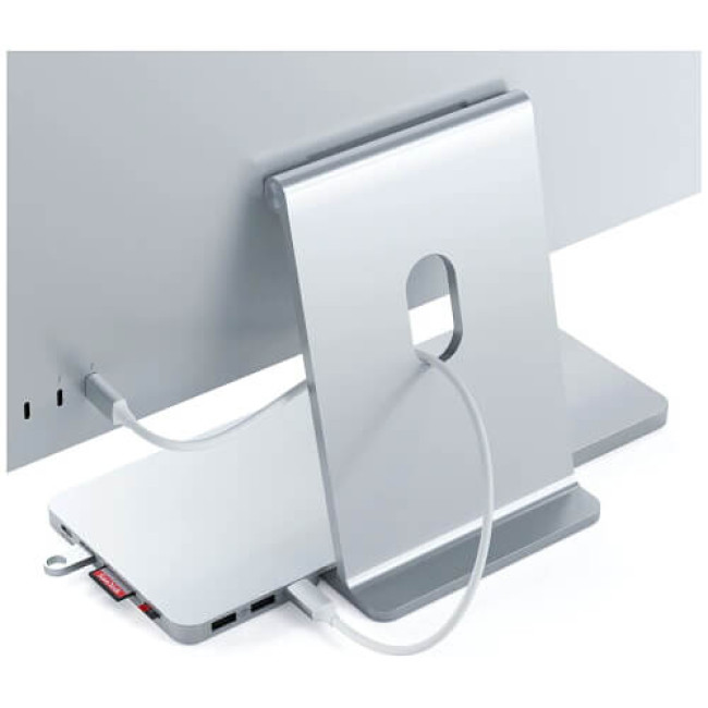 Хаб Satechi Aluminum USB-C Slim Dock for iMac 24'' Silver (ST-UCISDS)