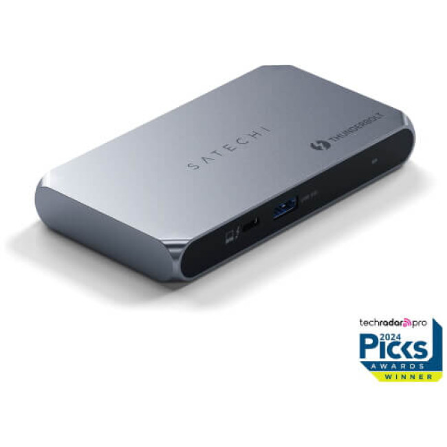 Хаб Satechi Thunderbolt 4 Slim Hub Pro Space Gray (ST-HT4SHM-EU)