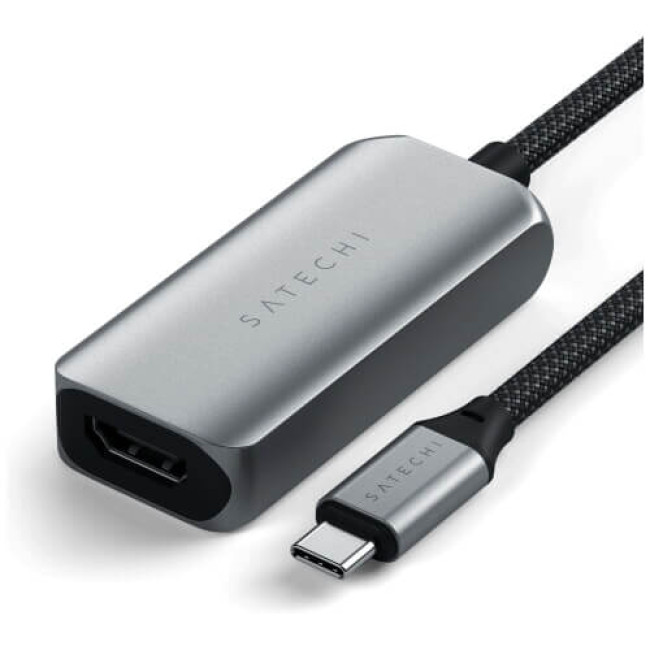 Перехідник Satechi USB-C to HDMI 2.1 8K Space Gray (ST-AC8KHM)
