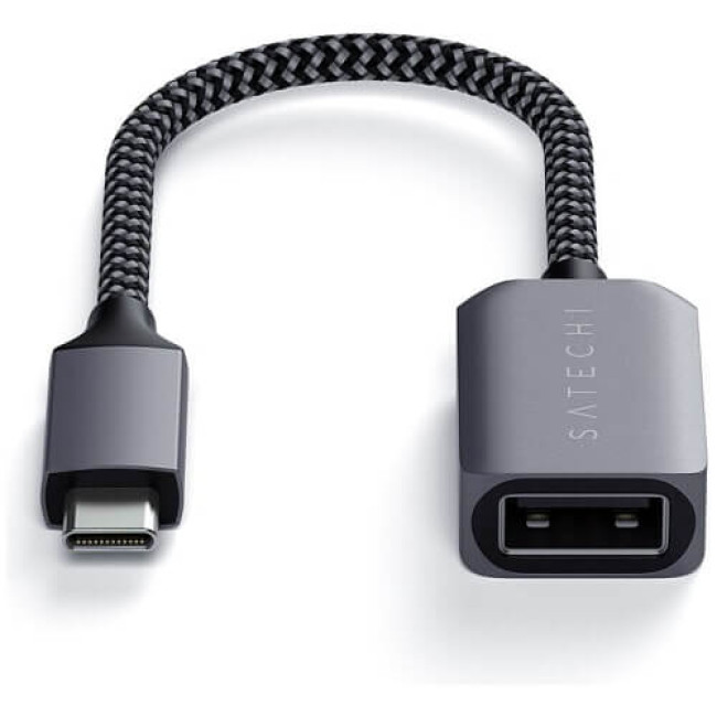 Кабель Satechi USB-C to USB 3.0 Adapter Cable Space Gray (ST-UCATCM)