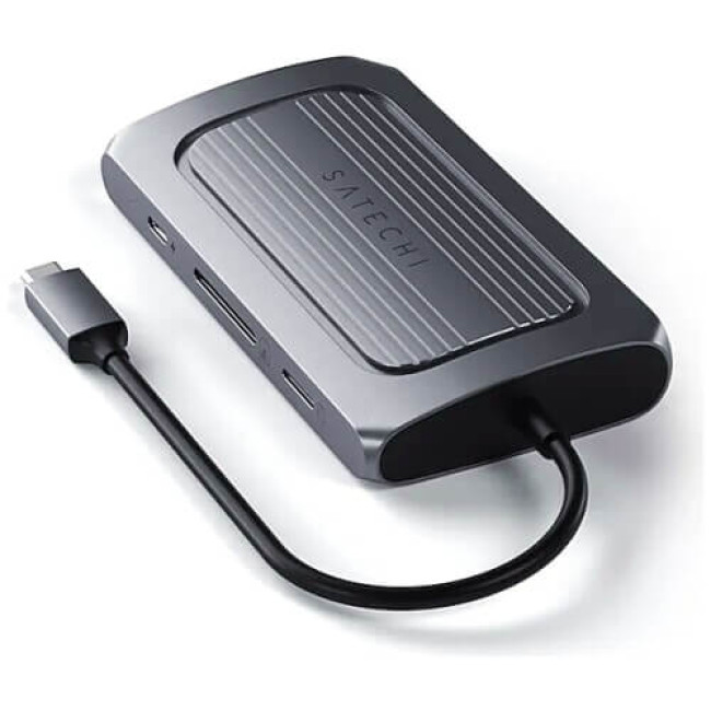 Хаб Satechi USB4 Multiport Adapter with 8K HDMI Space Gray (ST-U4MA3M)