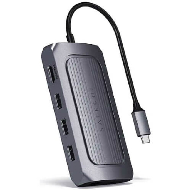 Хаб Satechi USB4 Multiport Adapter with 8K HDMI Space Gray (ST-U4MA3M)