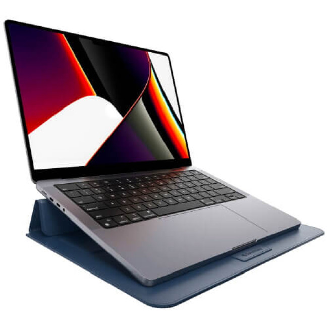 Чохол-кишеня Switcheasy EasyStand for MacBook Pro 16'' (2021-2023) Midnight Blue (GS-105-233-201-63)
