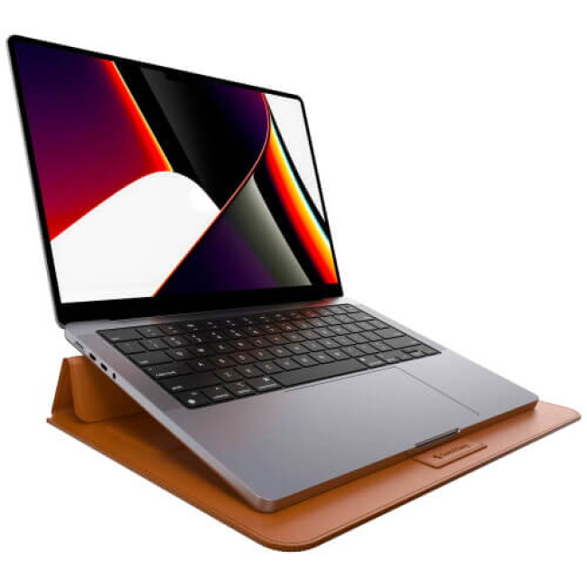 Чохол Switcheasy EasyStand for MacBook Pro 13/14'' Saddle Brown (GS-105-232-201-146)