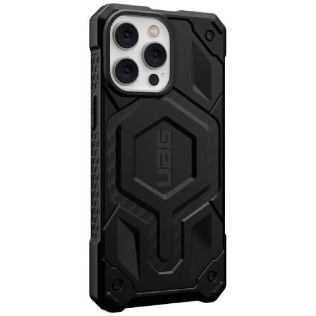 Чохол-накладка UAG for Apple iPhone 14 Pro Max Monarch Pro Magsafe Carbon Fiber (114031114242)