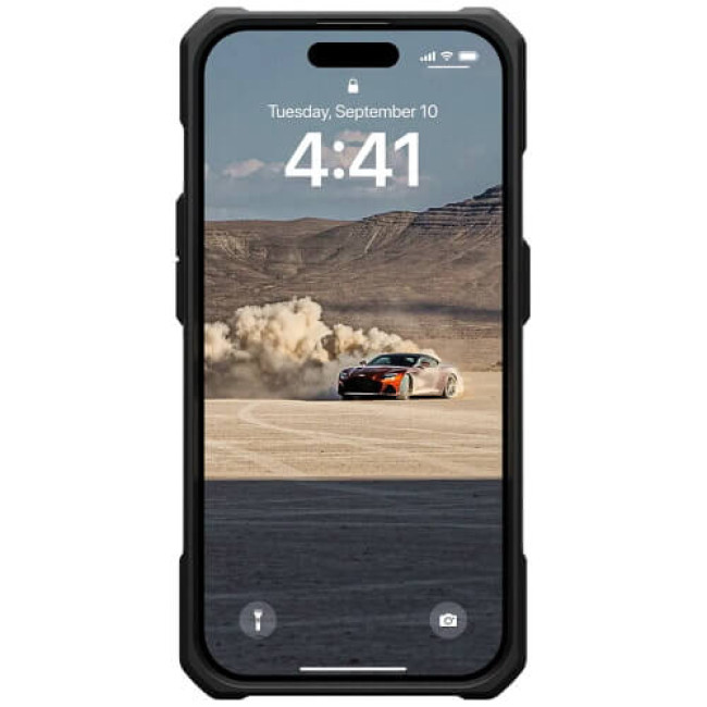Чохол-накладка UAG for Apple iPhone 15 Pro Max Monarch Kevlar Kevlar Elemental Green (11429811397B)