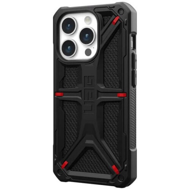 Чохол-накладка UAG for Apple iPhone 15 Pro Max Monarch Kevlar Kevlar Black (114298113940)