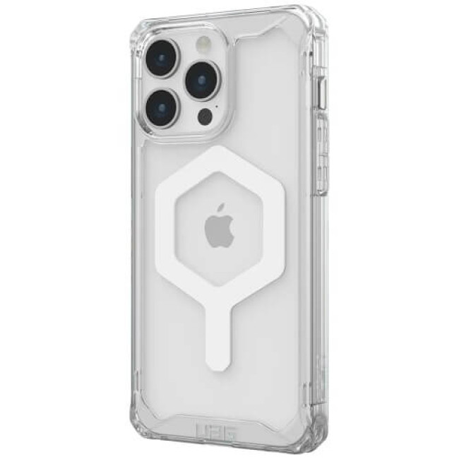 Чохол-накладка UAG for iPhone 15 Pro Plyo Magsafe Ice/White (114286114341)
