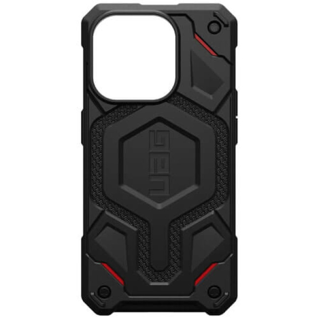 Чохол-накладка UAG for iPhone 15 Pro Max Monarch Pro Kevlar Magsafe Kevlar Black (114222113940)