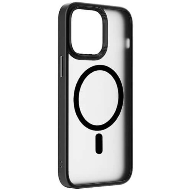 Чохол-накладка WiWU FGG-011 Magnetic Colorful Series for iPhone 15 Pro Max Black