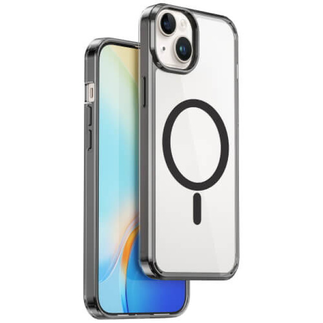 Чохол-накладка WiWU MCC-101 Magnetic Crystal Series for iPhone 15 Black