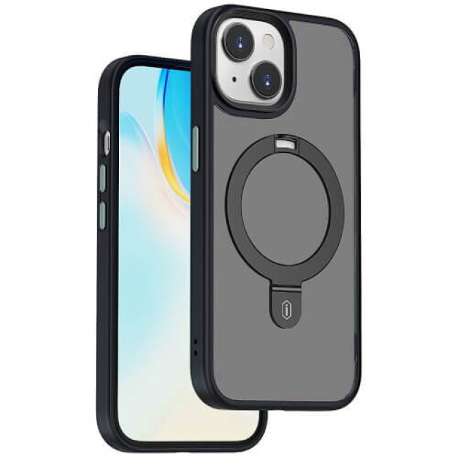 Чохол-накладка WIWU ZMM-010 Magnetic Stand Series for iPhone 15 Pro Max Black