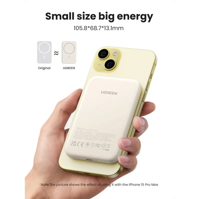 Внешний аккумулятор UGREEN 5000mAh 15W White (25207)