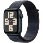 Apple Watch SE 2 2024 GPS 44mm Midnight Aluminium Case with Ink Sport Loop (MXEP3)