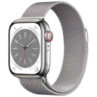 Apple WATCH Series 8 41mm Silver Stainless Steel Case with Milanese Loop Silver (MNJ73/MNJ83)