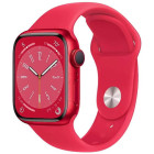 Apple WATCH Series 8 45mm Red Aluminium Case with (PRODUCT)RED Sport Band (MNP43)