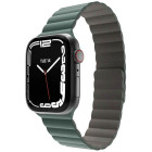 Ремінець Switcheasy Skin Silicone Magnetic Watch Band for Apple Watch 42/44/45/49mm Pine Green (MAW245078PG22