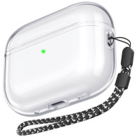 Чохол AhaStyle Transparent TPU Case for Airpods Pro 2 with strap Clear (CP-WG94-J-CR)