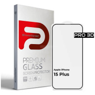 Захисне скло ArmorStandart Pro 3D for iPhone 15 Plus Black (ARM68218)