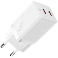 Мережевий зарядний пристрій Baseus GaN5 Pro 40W White (CCGP180102)